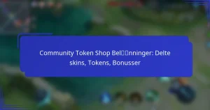 Community Token Shop Belønninger: Delte skins, Tokens, Bonusser